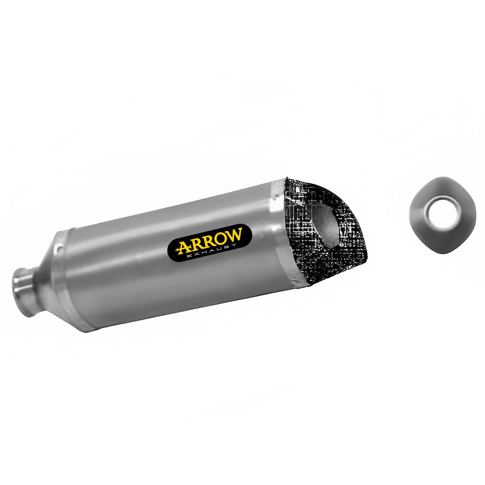 Arrow 71699AK Street Thunder Aluminium Slip On With Carbon End Capfor Original Headers