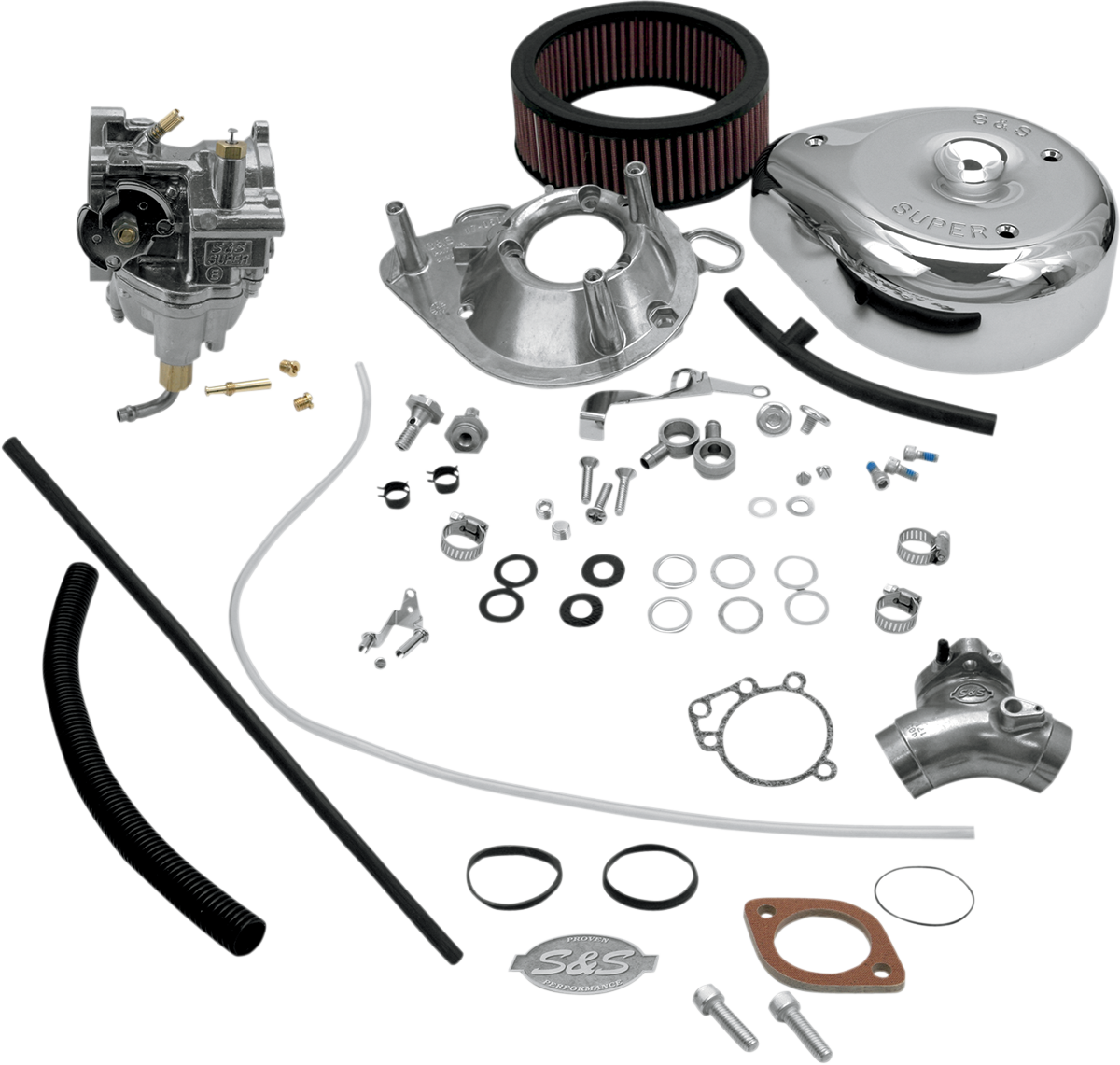 S&amp;S Cycle Super E Carburetor Kit With Manifold - Twin Cam