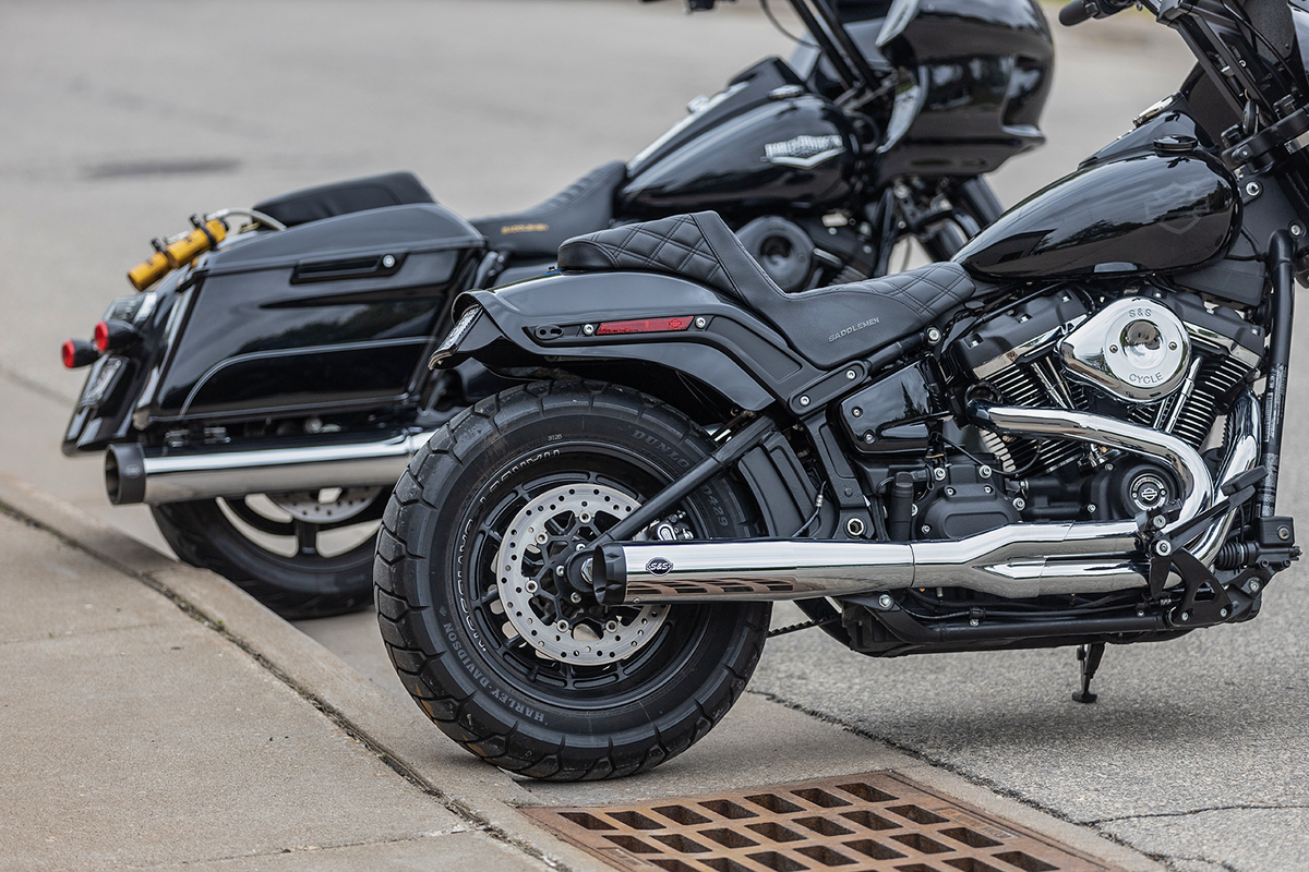 S&S Cycle 2:1 50 State Exhaust For M8 Softail - Chrome