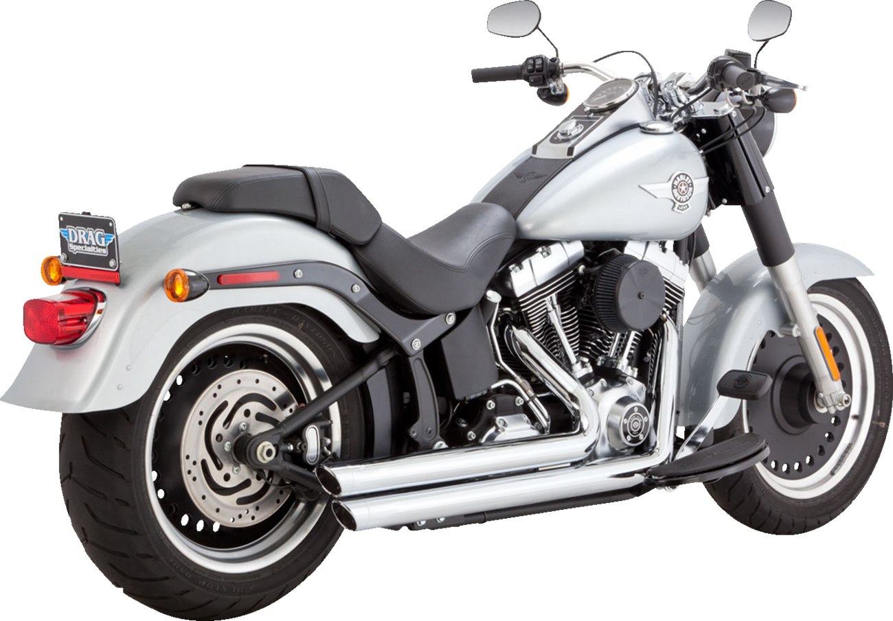 Vance & Hines Big Shots Staggered Exhaust System - Chrome