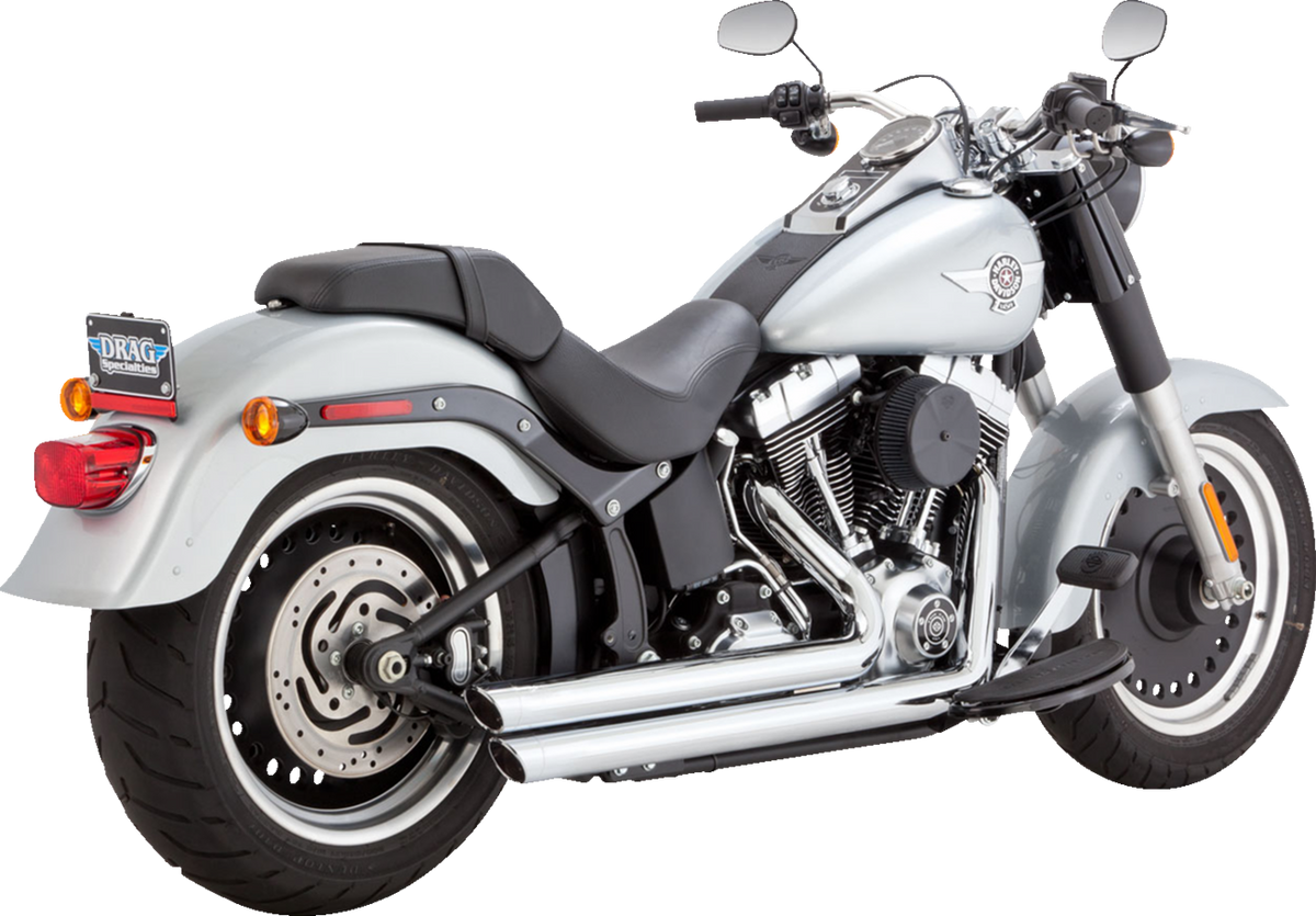 Vance & Hines Big Shots Staggered Exhaust System - Chrome