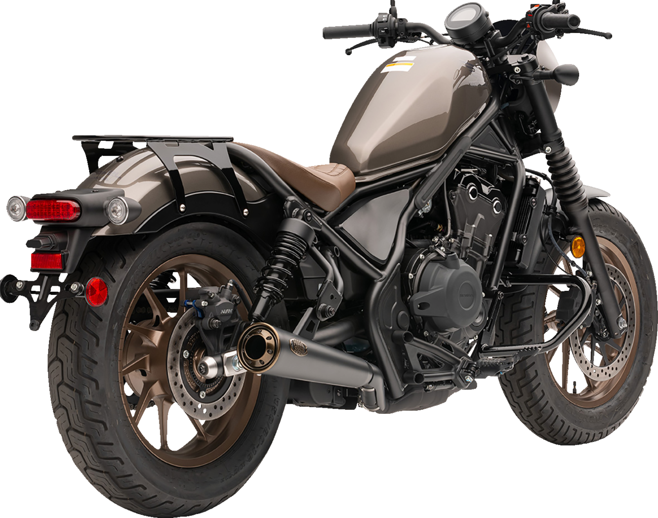 Cobra Bronze Tip Slip-On Muffler - Rebel
