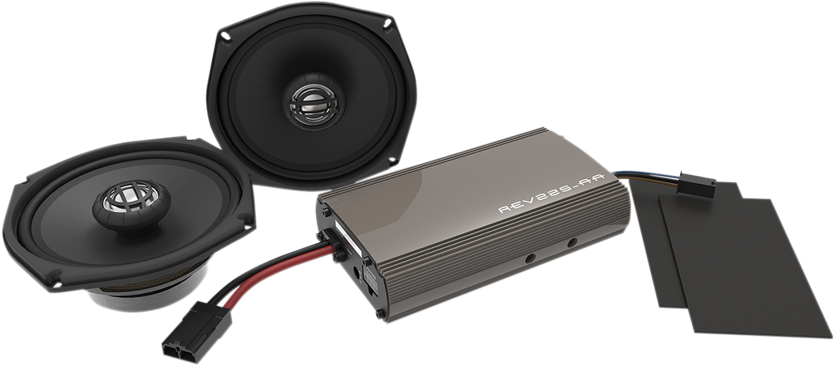 Hogtunes Front Speaker Kit - 225 W Amp