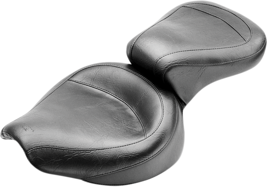 Mustang Vintage Style Seat - Wide - Smooth - Black - FX/FL