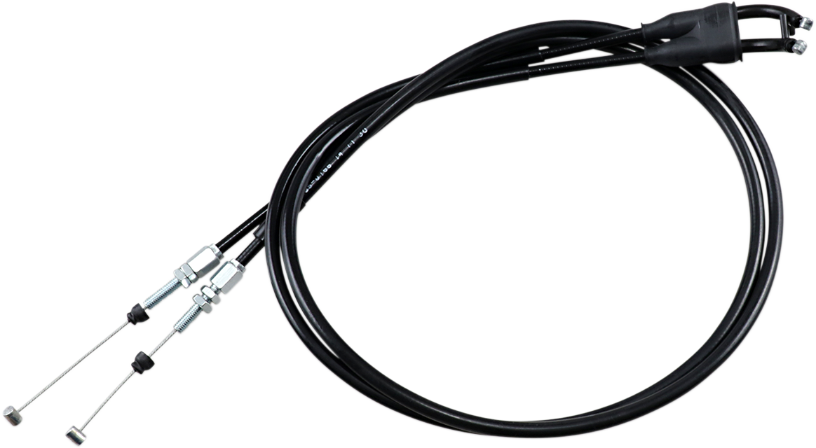 Motion Pro Black Vinyl Throttle Cable - Push/Pull - '86-'99 Yamaha