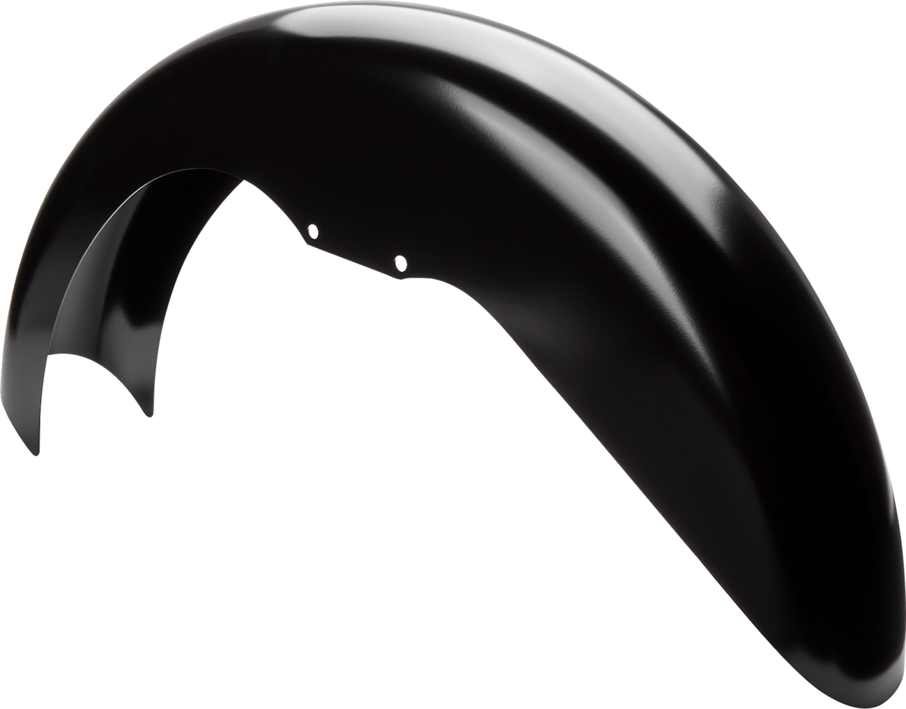 Klock Werks Level Front Fender - Black - 19" - HD Softail