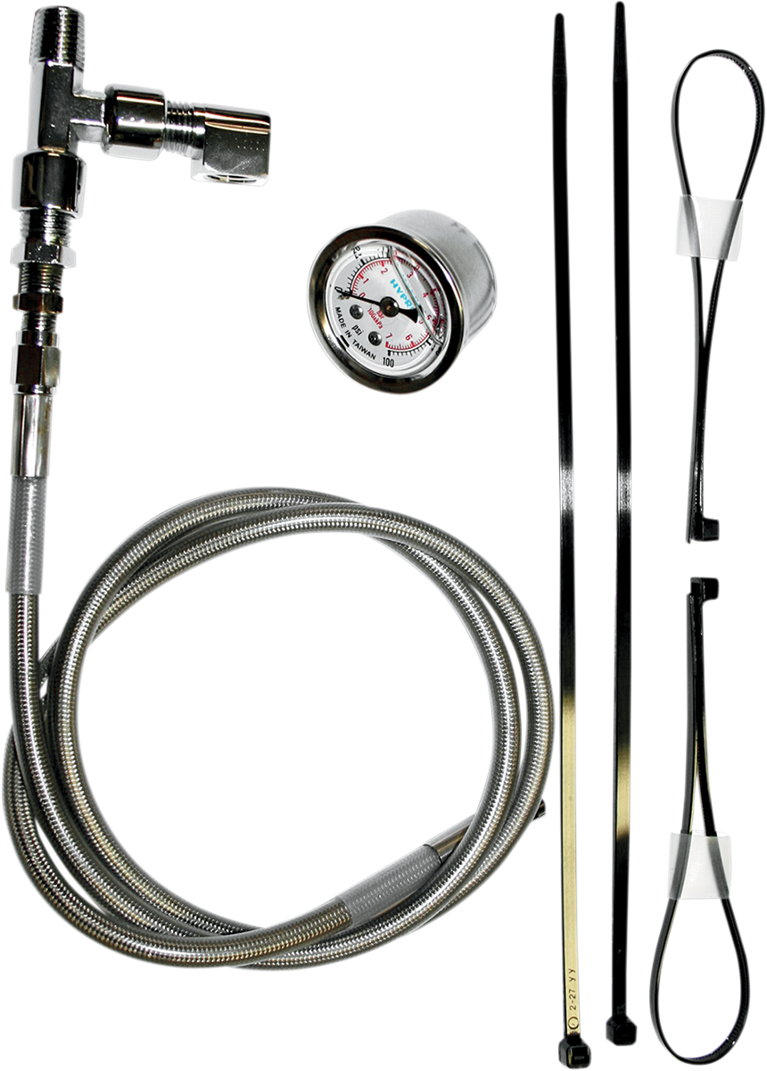 Feuling Parts Remote Oil Pressure Gauge/Line Kits