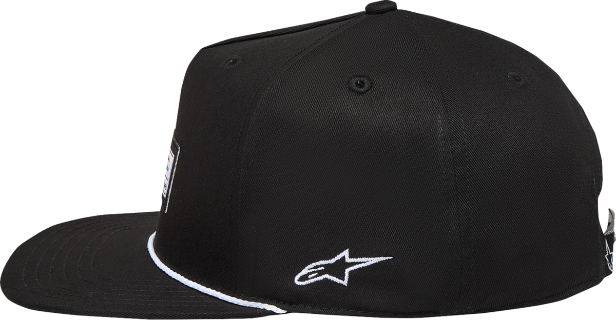 Alpinestars Label Snapback Hat - Black - One Size