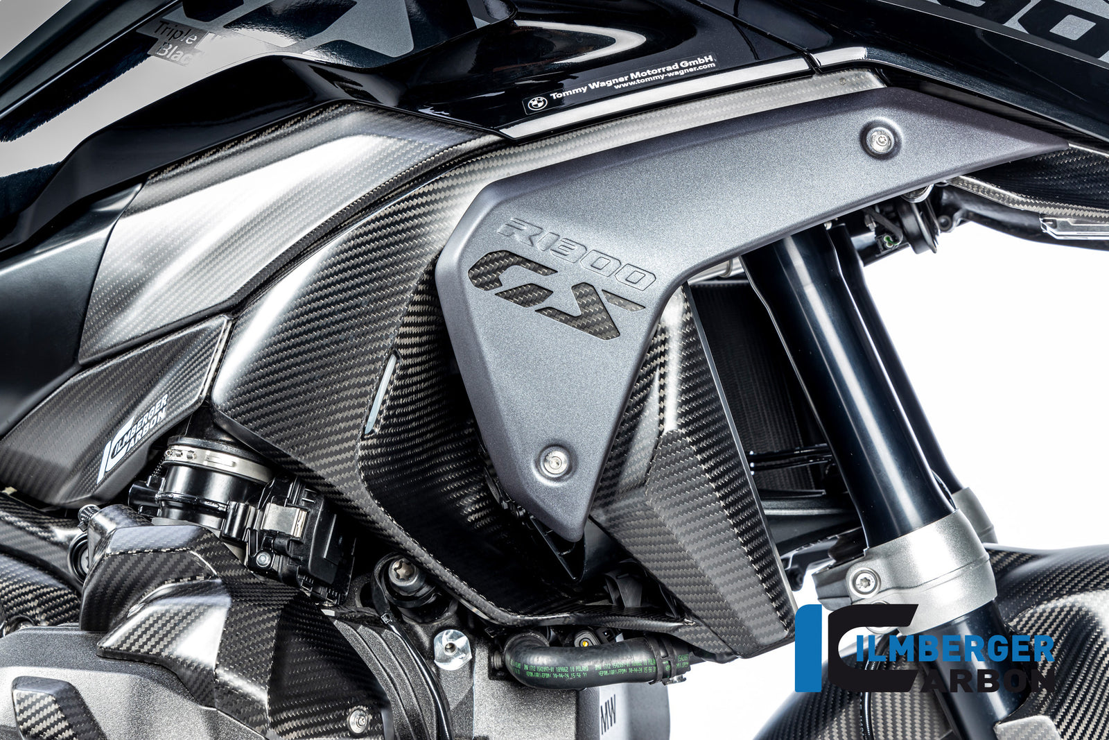 Ilmberger Carbon Air Vent Cover Right BMW R 1300 GS - Matte / Twill