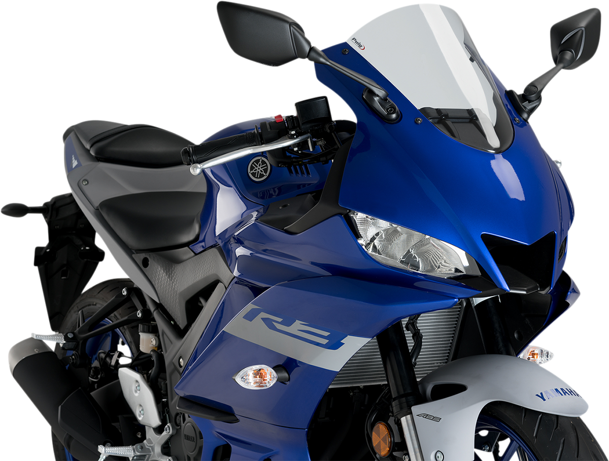 PUIG HI-Tech Parts Race Windscreen - 13" - Clear - YZF-R3