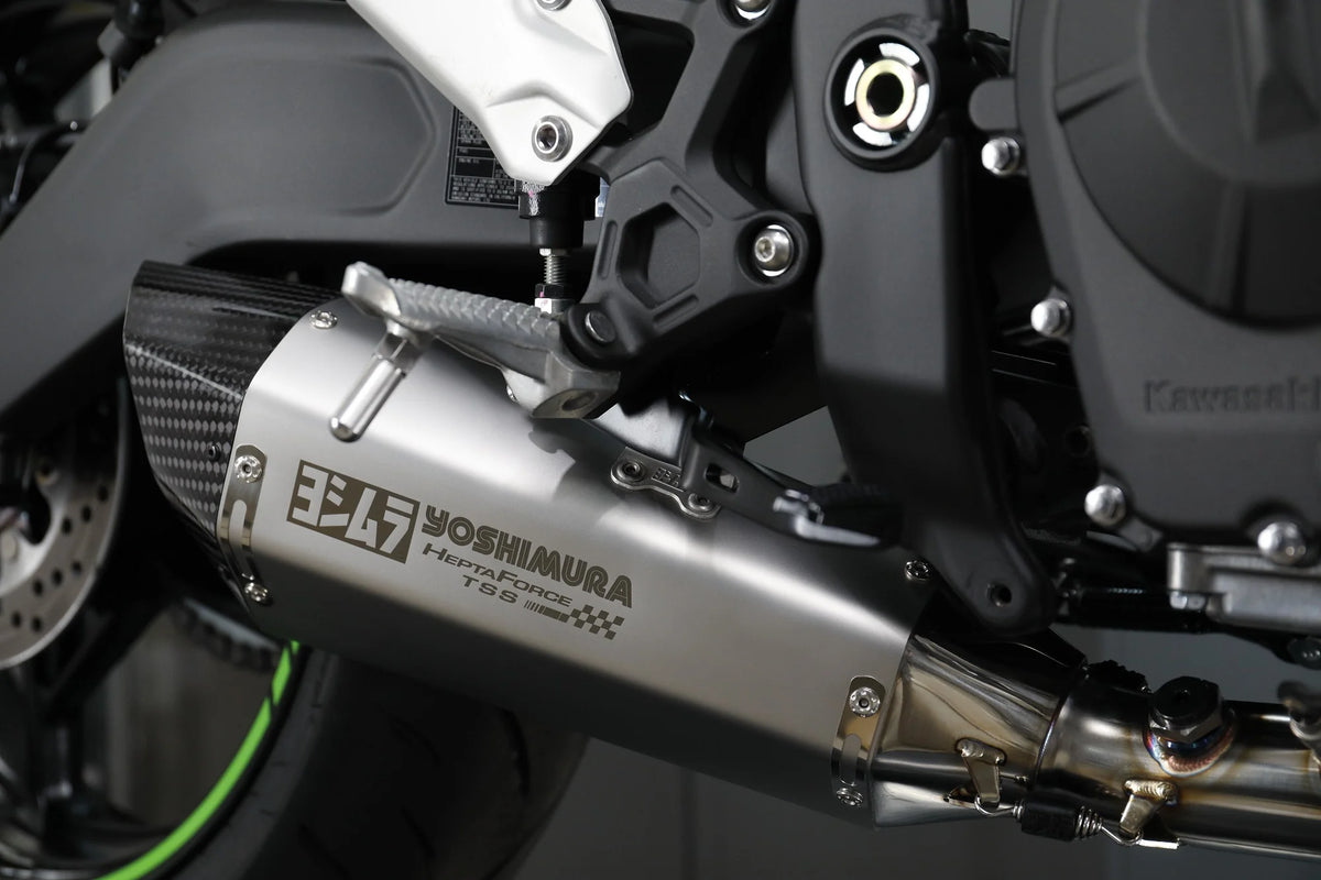 Yoshimura Zx-4rr 23-26 Race Stainless Full System Hepta Force TSS Satin Finish