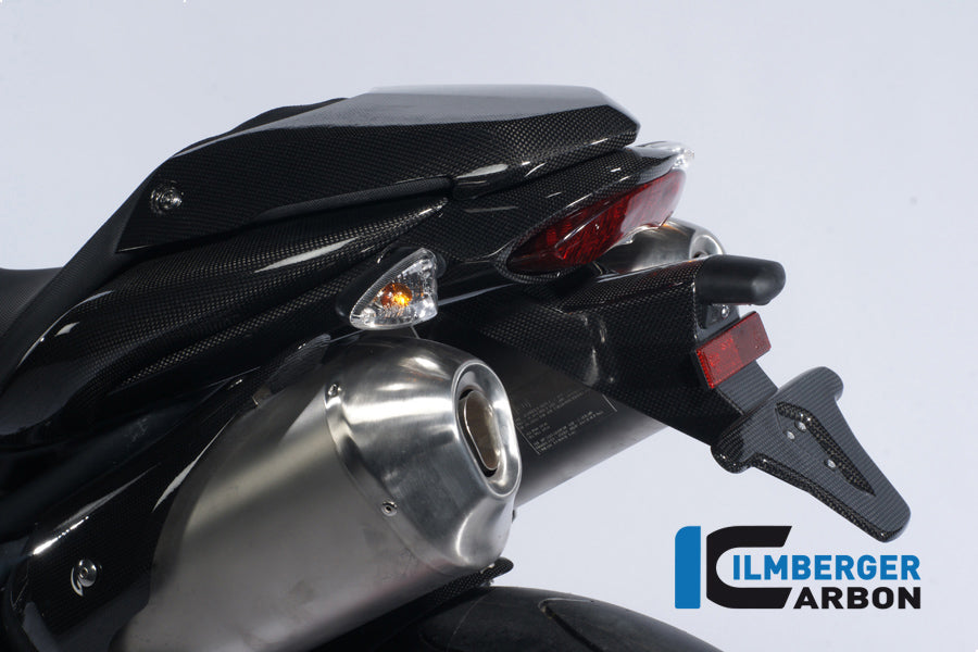 Ilmberger Carbon License Plate Holder (Incl. Taillight Cover With Indicator Mount) Carbon Triumph Speed Triple 1050