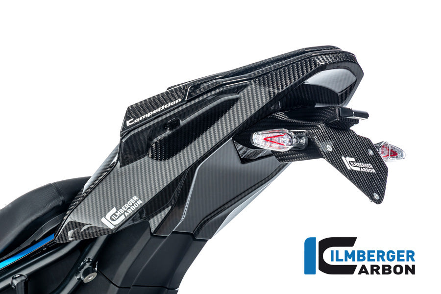Ilmberger Carbon Rear Lower Seat Under Tray BMW M1000RR 2023-2026 - Gloss / Twill