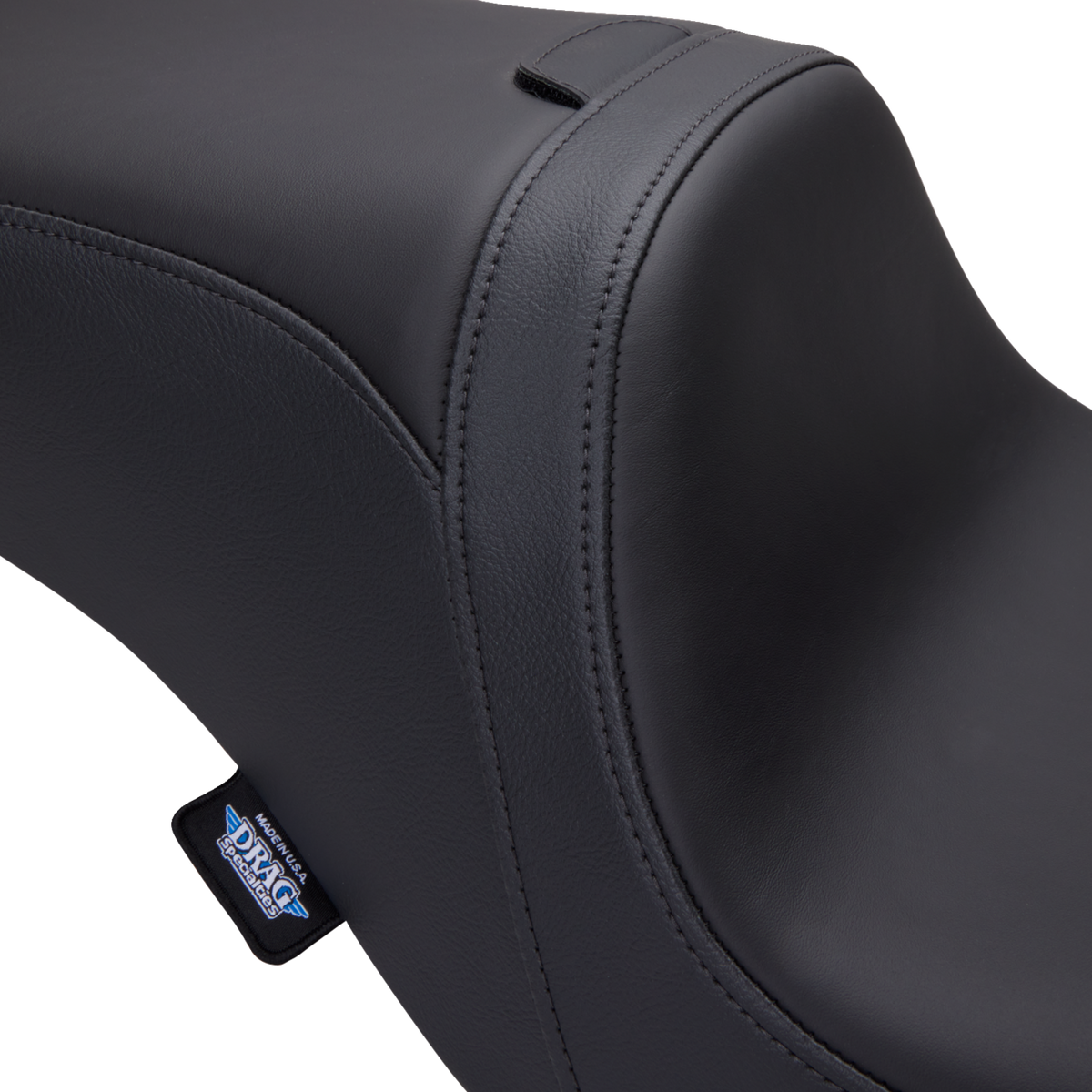 Drag Specialties Seats Predator 2-Up Seat - Solar Leather - Smooth - W/ Backrest Receptacle - FL '08-'23