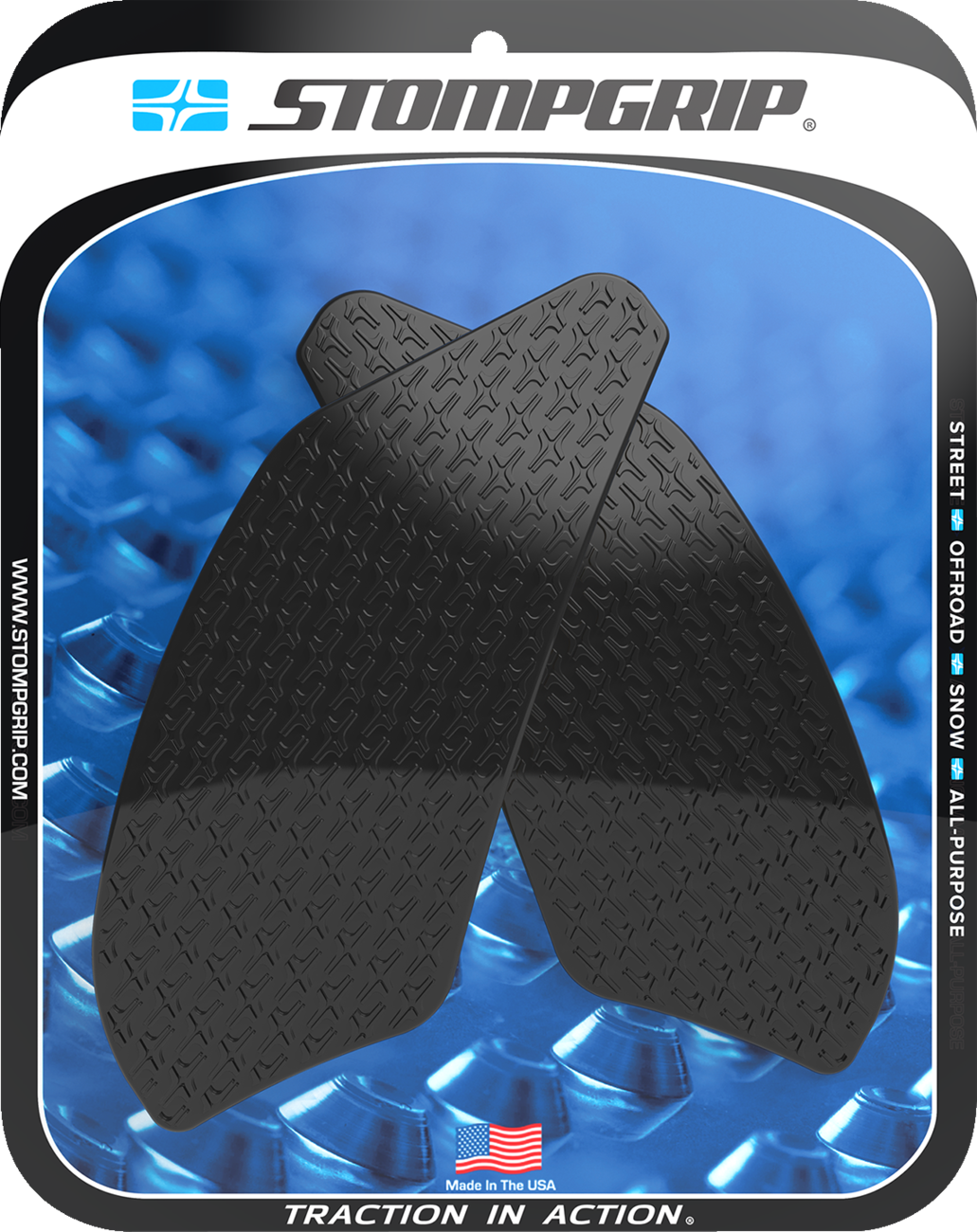 StompGrip Tank Grips - Icon - Black - BMW - G '21-'25