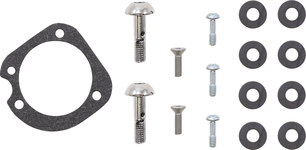 S&S Cycle Air Stinger Stealth Air Cleaner Kit - Black Chrome Ring