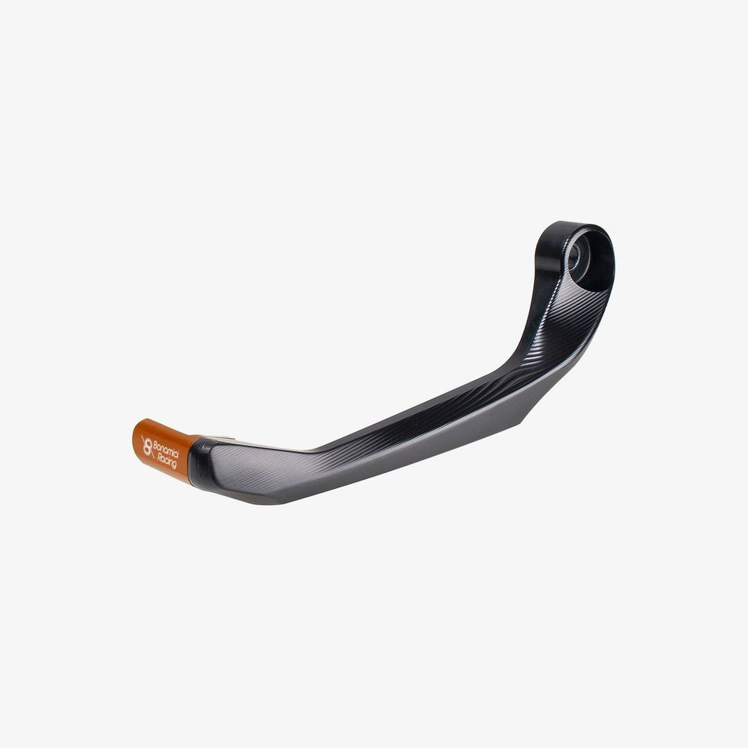 Bonamici Racing Lever Protection - Left Side - Orange (Without Adaptor)
