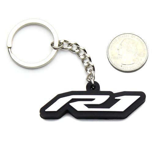 R1 Soft Rubber Key chain