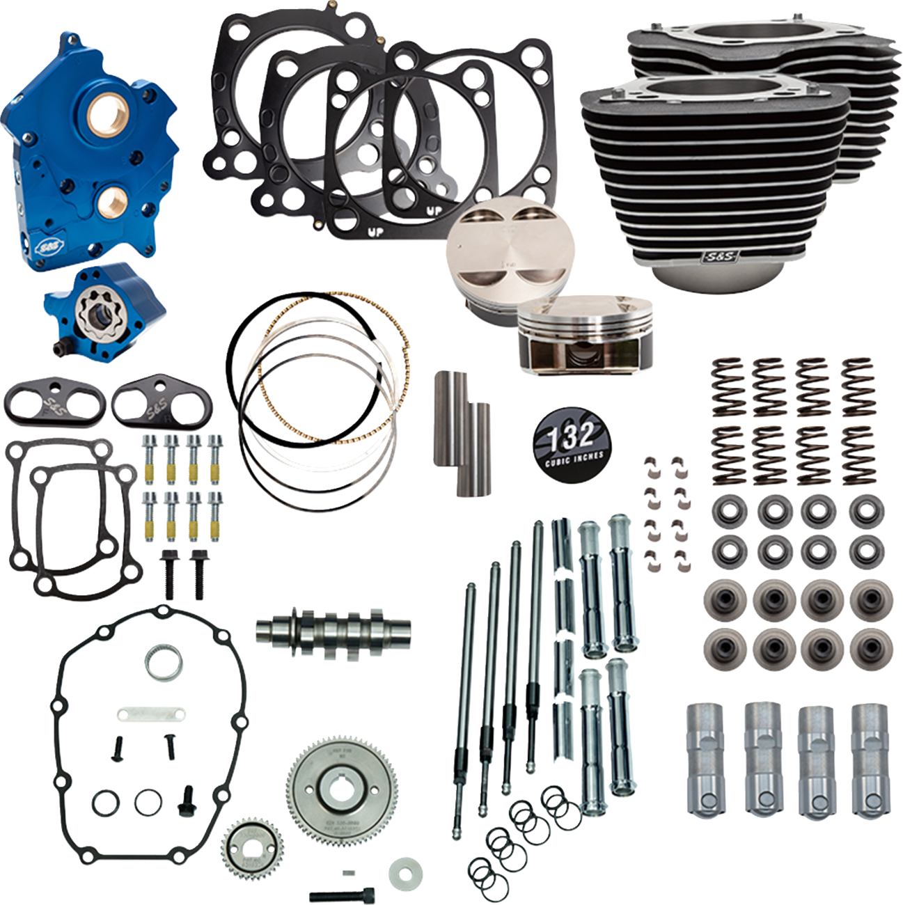 S&S Cycle 132" Power Package For M8