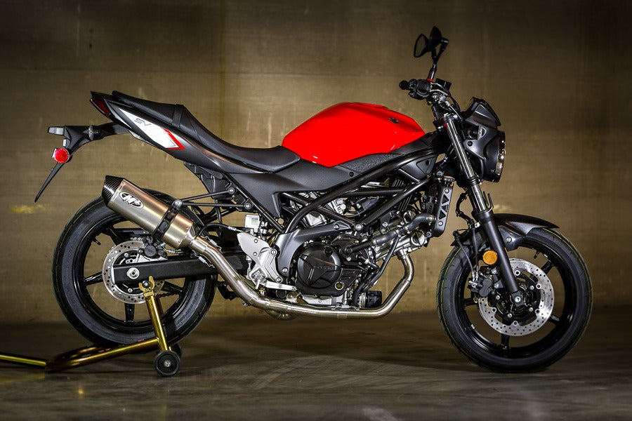 M4 Exhaust 2017 SV-650 Race Full System with Titanium muffler