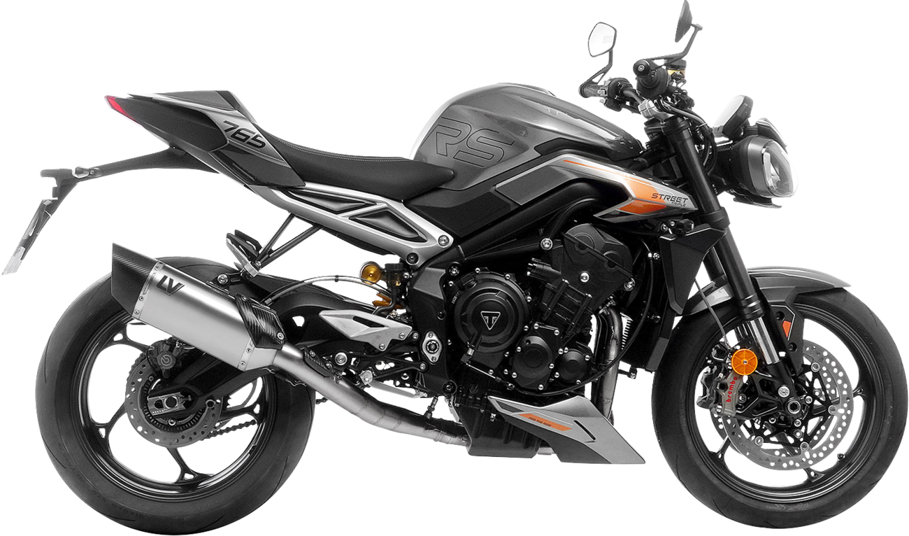 LeoVince LV-14 R Exhaust System - Titanium - Triumph Street Triple 765