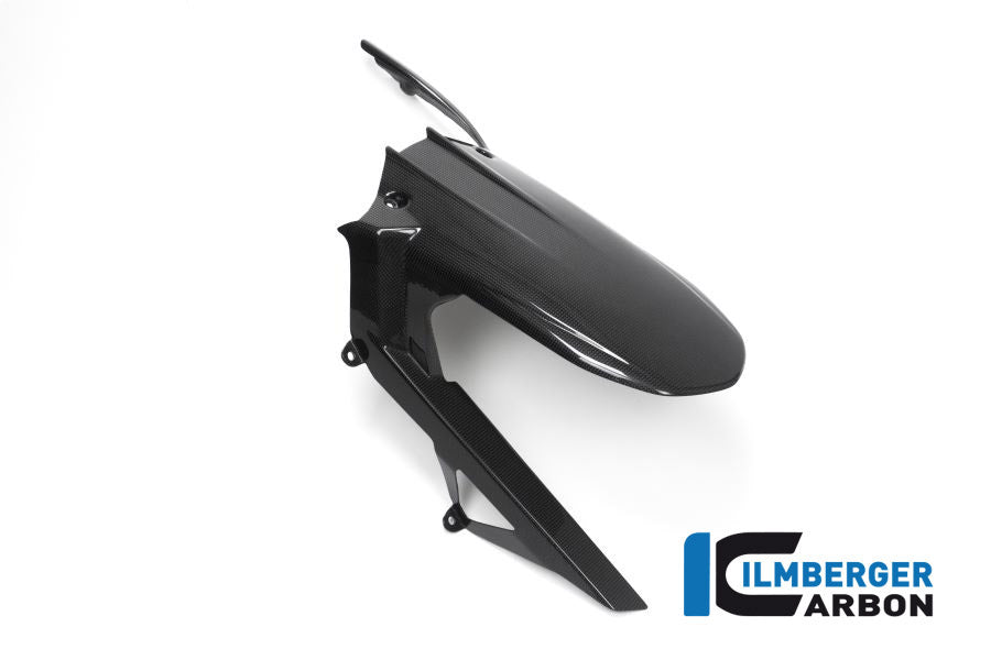 Ilmberger Carbon Rear Hugger Including Upper Chain Guard Ducati MTS 1200 2016 Enduro - Gloss
