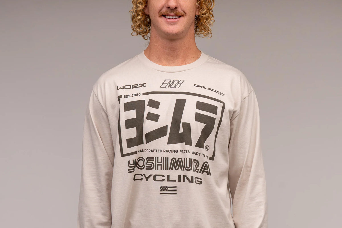 Yoshimura Race Team Long Sleeve Tee Bone
