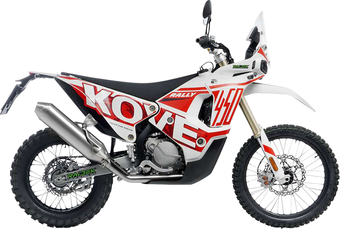 LeoVince Cat Eliminator Link Pipe - Kove 450 Rally