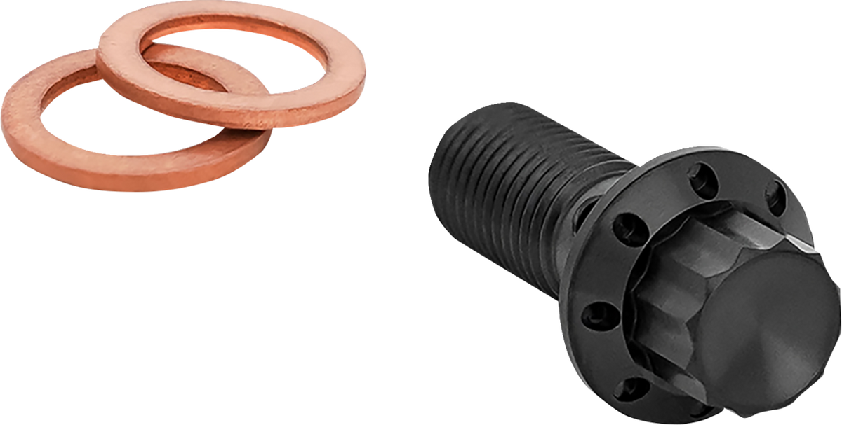 Arlen NESS Banjo Bolt - 3/8"-24 - Black