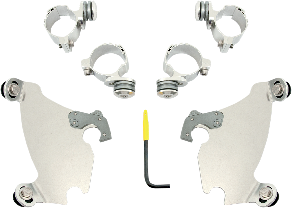 Memphis Shades Gauntlet Mounting Kit - Polished - XL