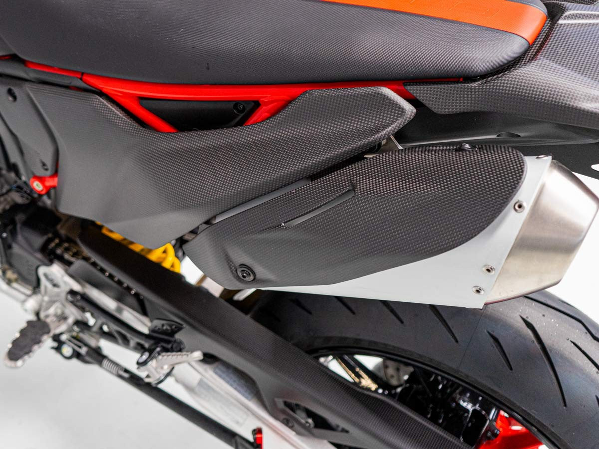 Ducabike DBK CRB162O HM 698 Mono Matt Carbon Exhaust Top Guards