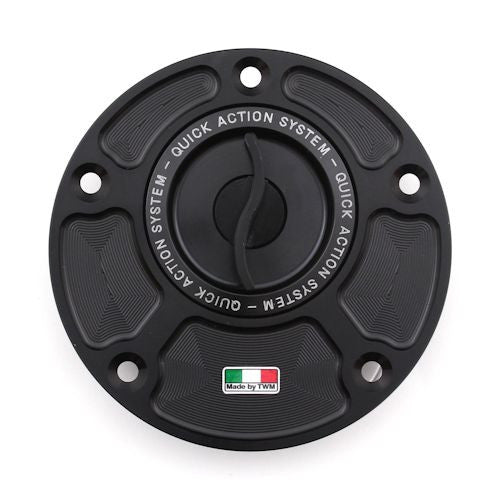 TWM Quick Action CNC Aluminum Gas Cap for Ducati - TDPR.01