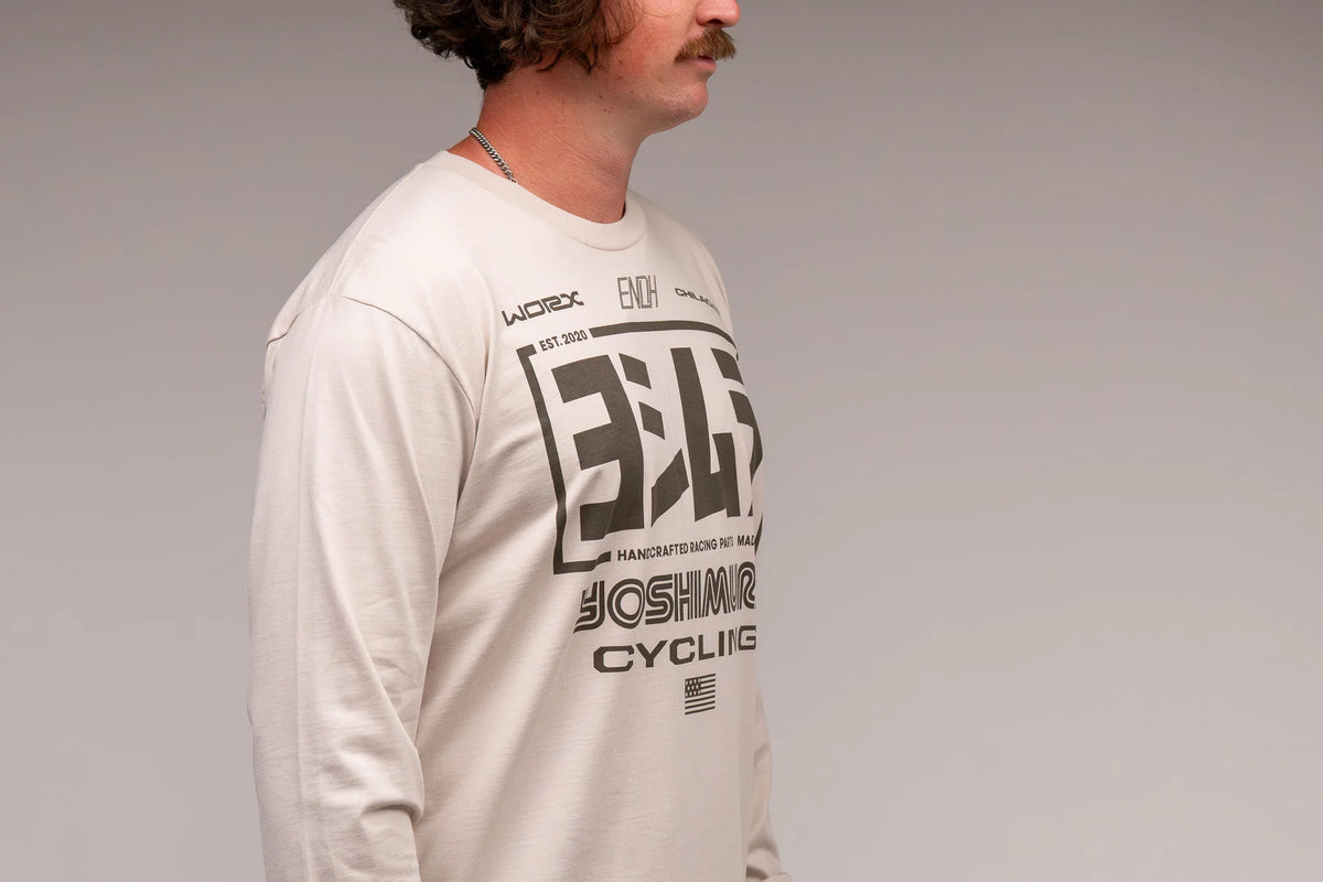 Yoshimura Race Team Long Sleeve Tee Bone