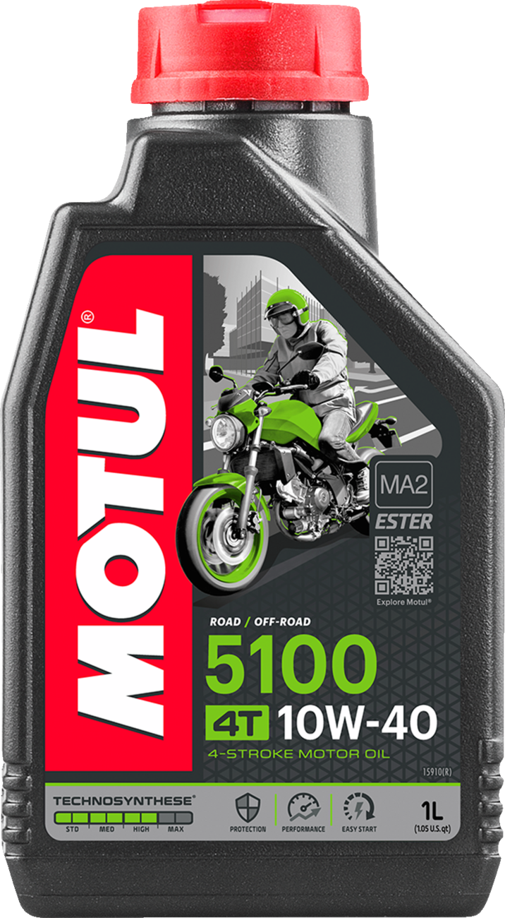 Motul 5100 4T Synthetic Blend Oil - 10w-40 - 1L