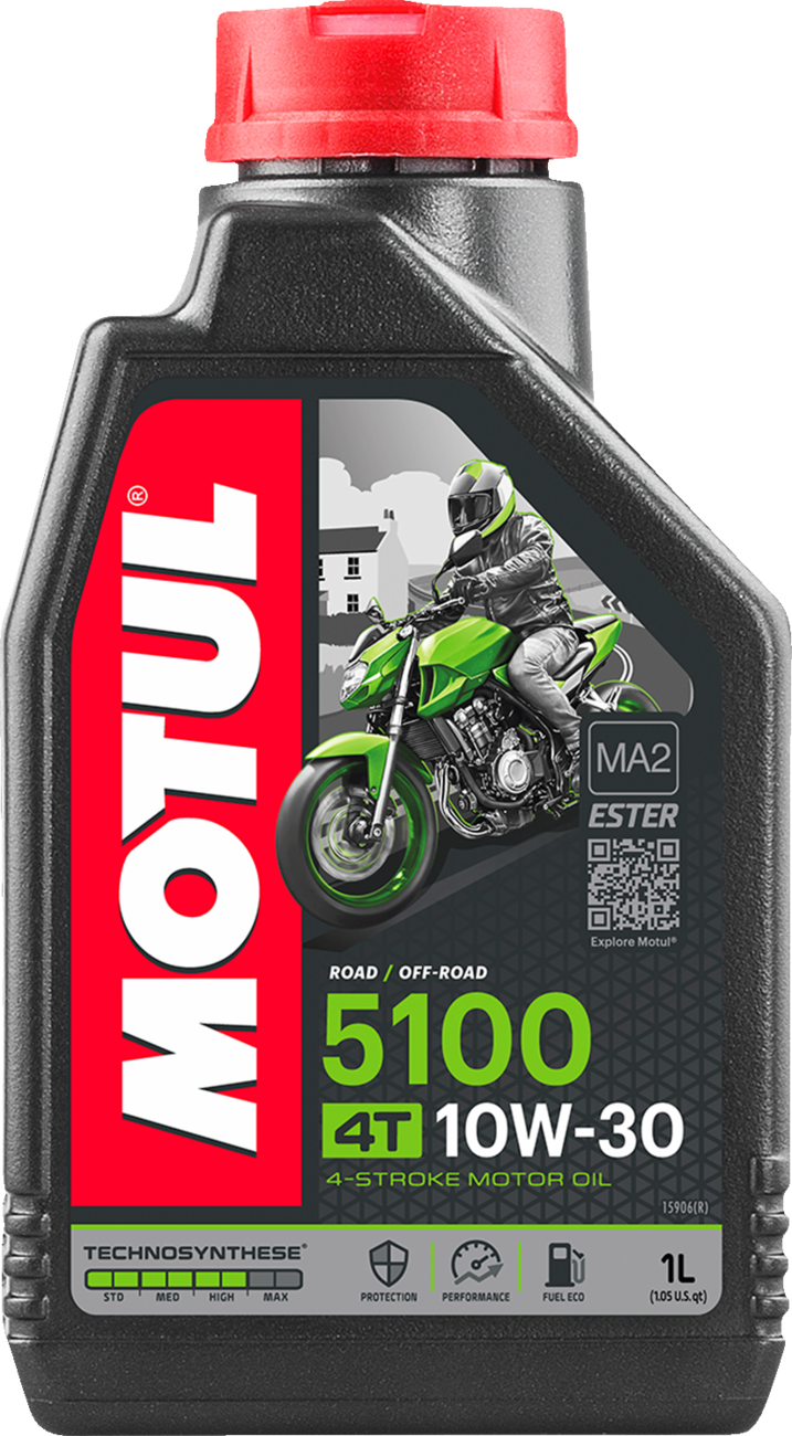 Motul 5100 4T Synthetic Blend Oil - 10w-30 - 1L