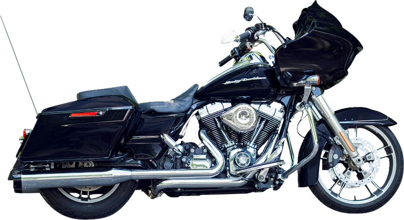 S&S Cycle 4-1/2" MK45 Performance Mufflers - Black With Black Thruster