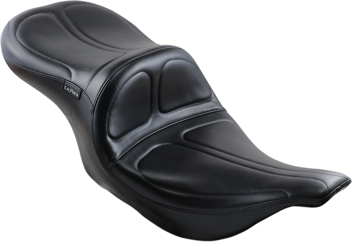 Le Pera Maverick Seat - Without Backrest - Stitched - Black - FLH/FLT '02-'07