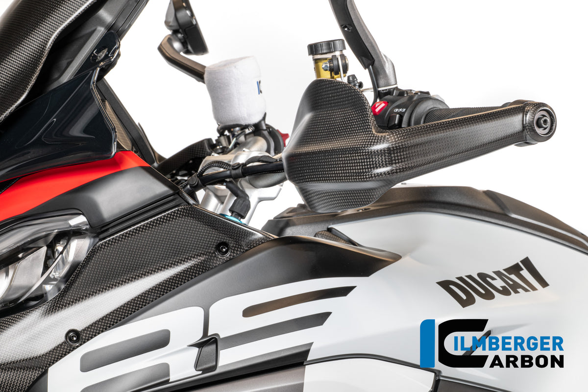 Ilmberger Carbon Hand Protector Left Side Matt Multistrada V4
