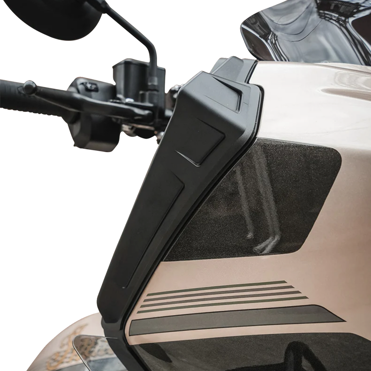 Klock Werks Flare® Wings - Black - '20-'25 Indian