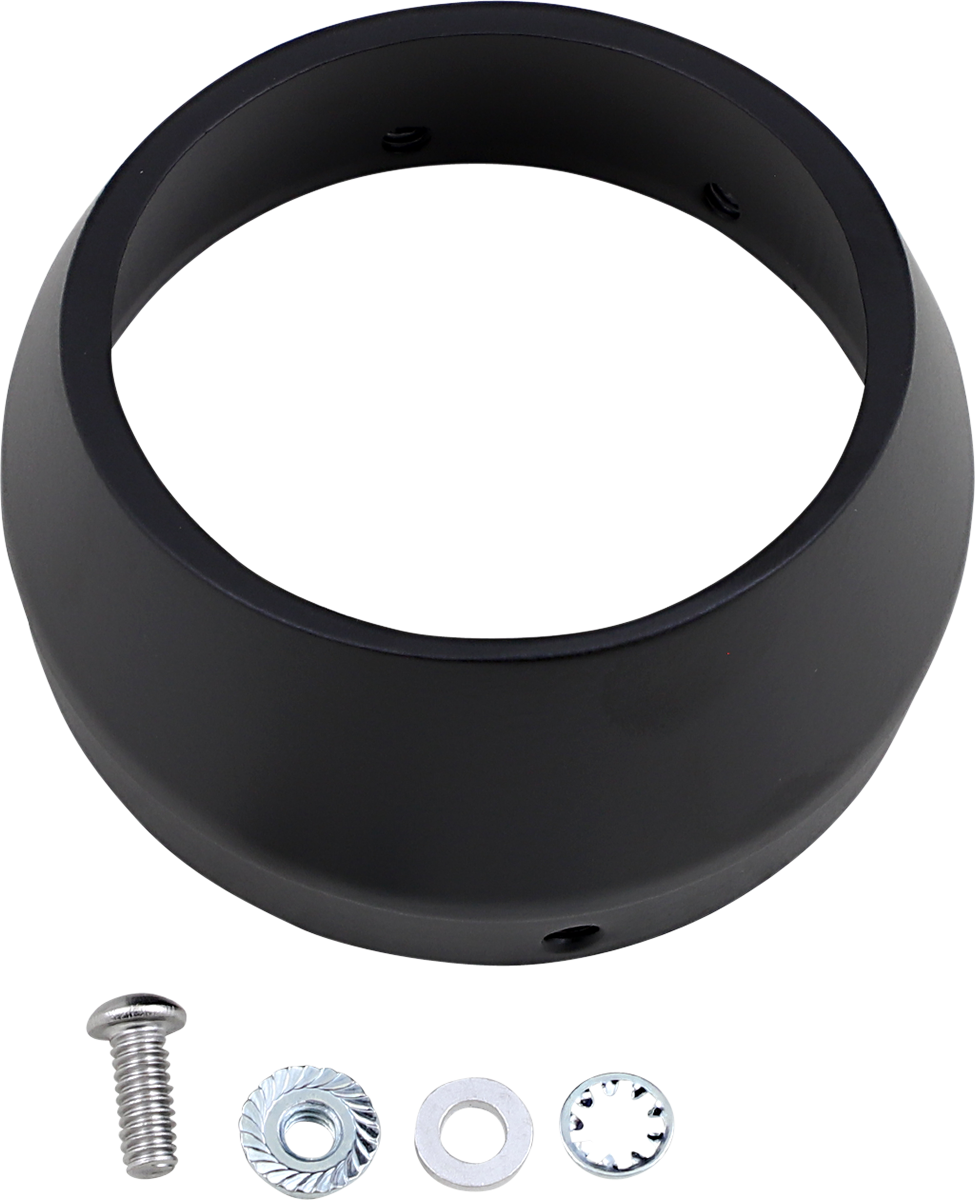 Bassani Xhaust Optional Slash-Cut End Cap - Black