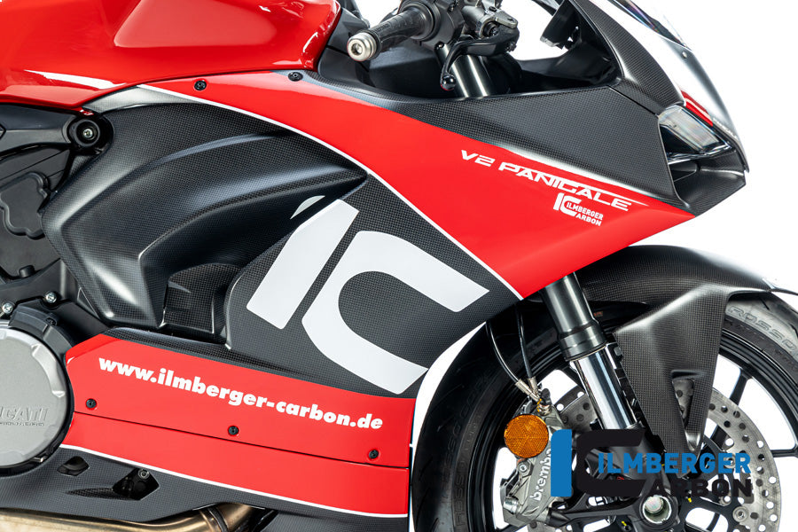Ilmberger Carbon Fairing Side Panel Right Side Ducati Panigale V2 - Matte