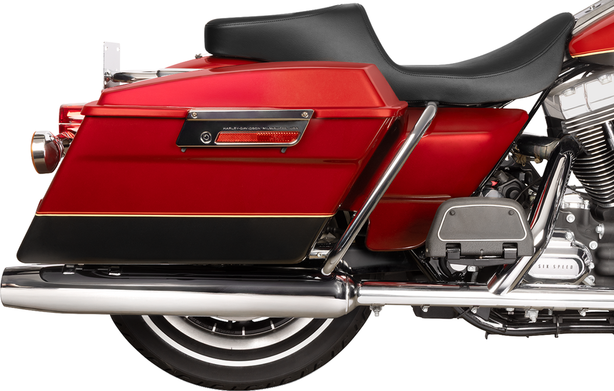 Drag Specialties Seats Predator 2-Up Seat - Vinyl - Smooth - W/O Backrest - FL '97-'07