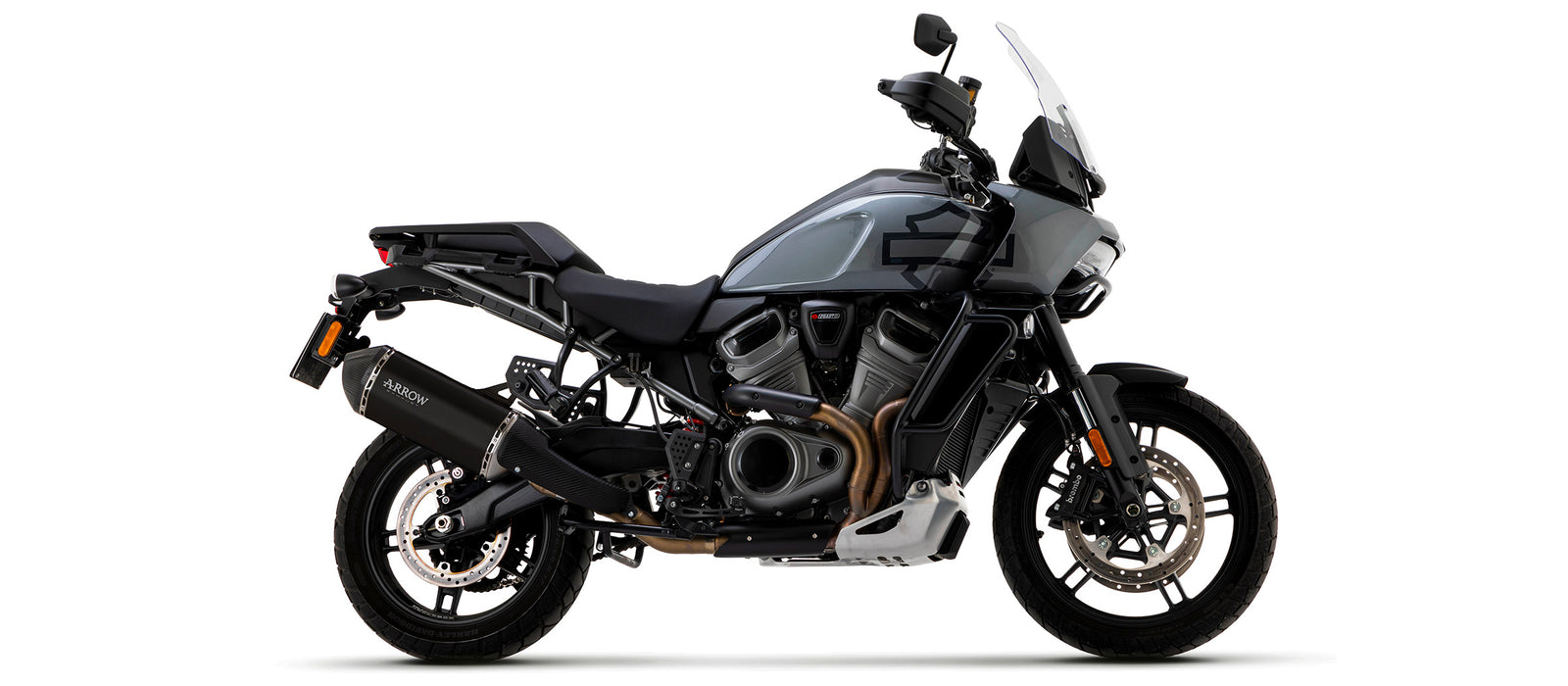 Arrow 72007SKN Sonora Titanium Dark Slip On With Carbon End Cap