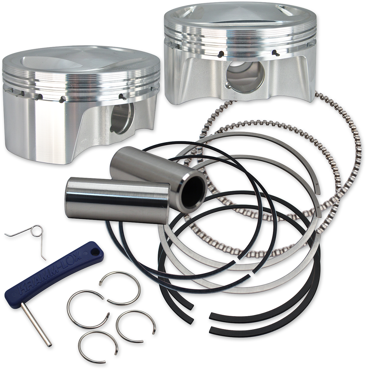 S&amp;S Cycle Big Bore Forged Piston Kit - 3.937" Bore - 98" Twin Cam - Standard
