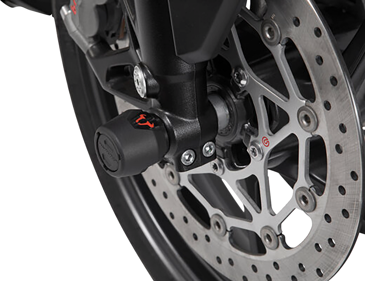 SW-Motech Axle Sliders - Front - Set - Suzuki/Yamaha