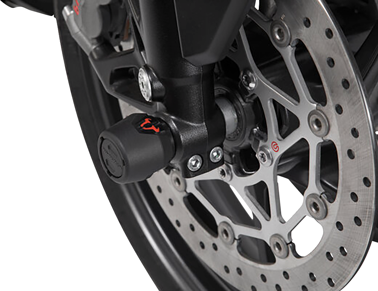 SW-Motech Axle Sliders - Front - Set - Suzuki/Yamaha