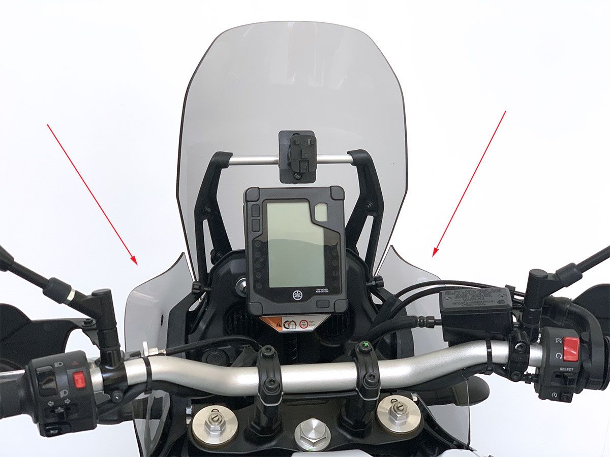 PAIR OVERSIZE SIDE DEFLECTORS WRS YAMAHA TENERE 700 2019-2024