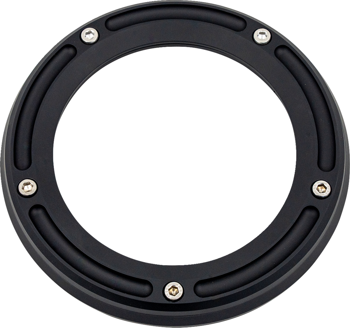 Trask Assault Derby Cover With Window - Matte Black - Big Twin