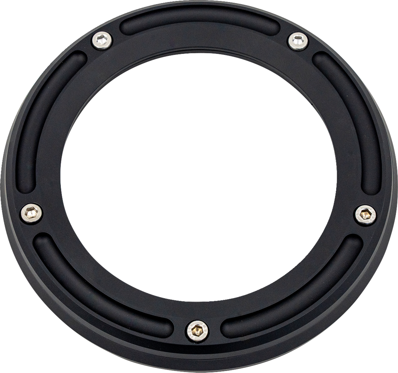 Trask Assault Derby Cover With Window - Matte Black - Big Twin