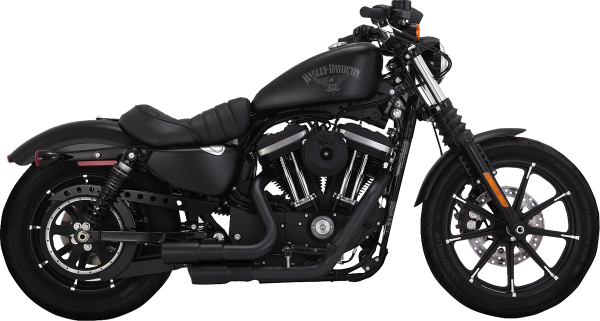 Vance &amp; Hines 2-Into-2 Mini Grenades Exhaust System - Black